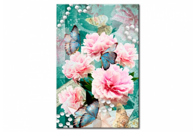 Bild auf Leinwand Boho Blumen Boho