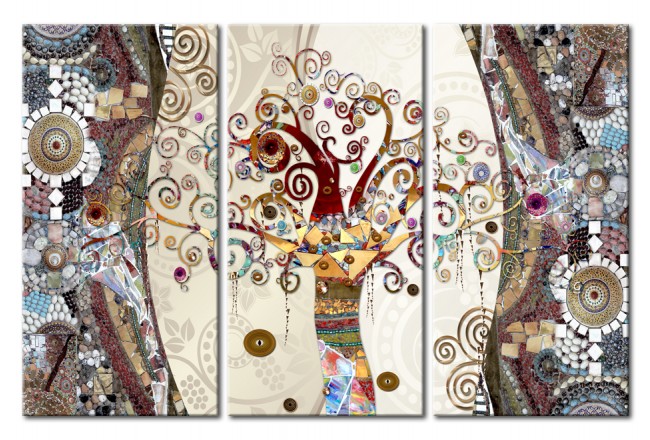 Wandbild Baum Abstrakt Boho