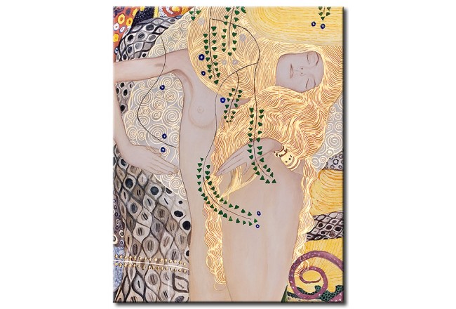 Wandbild Kunstdruck Klimt Wasserschlangen