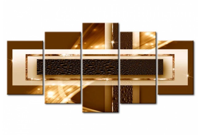 Modernes Wandbild Glamour Gold