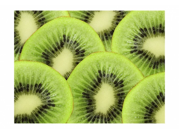 Vliestapete Kiwischeiben Greenery Pantone Trendfarbe 2017