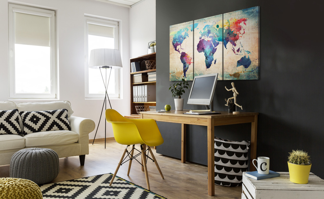 Arbeitszimmer einrichten
