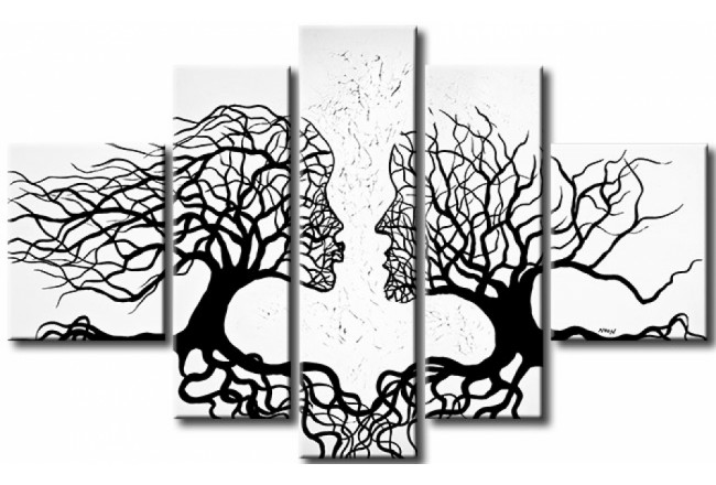 Wandbild Kuss