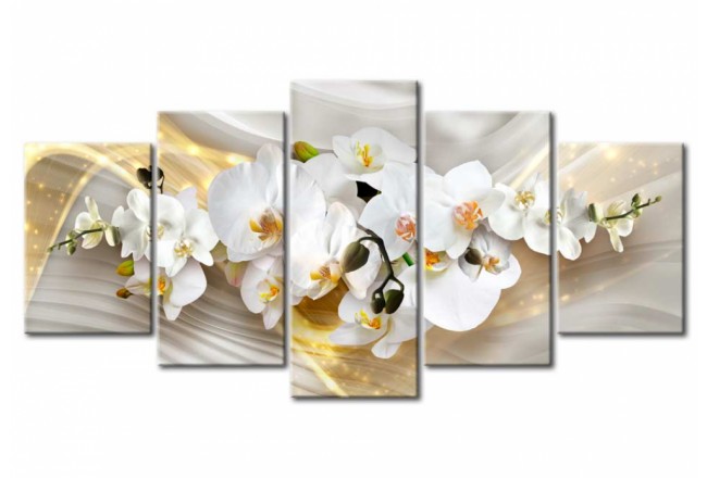 mehrteiliges Wandbild Orchidee