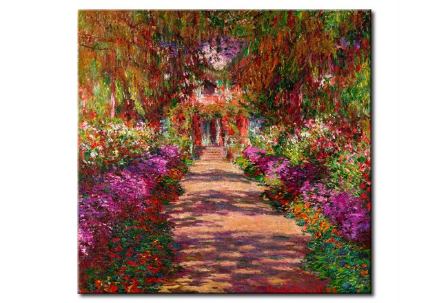 Bild Blumen Garten Reproduktion Monet der provenzelische Stil