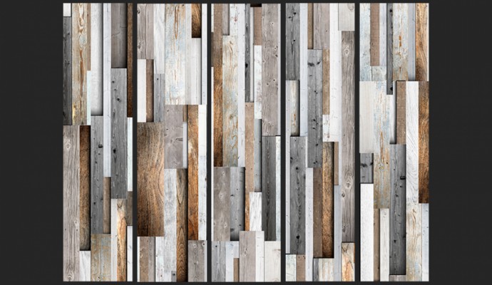 Vliestapete Holz