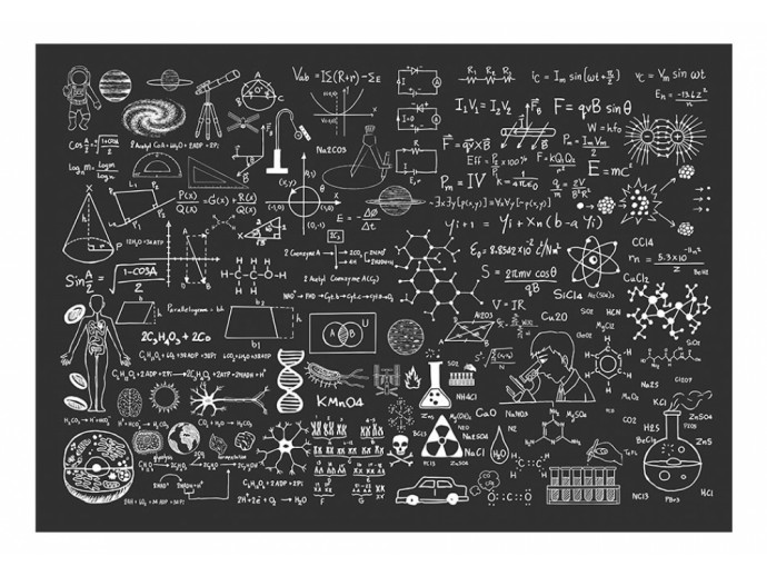 Fototapete für Schüler Lernen Chemie