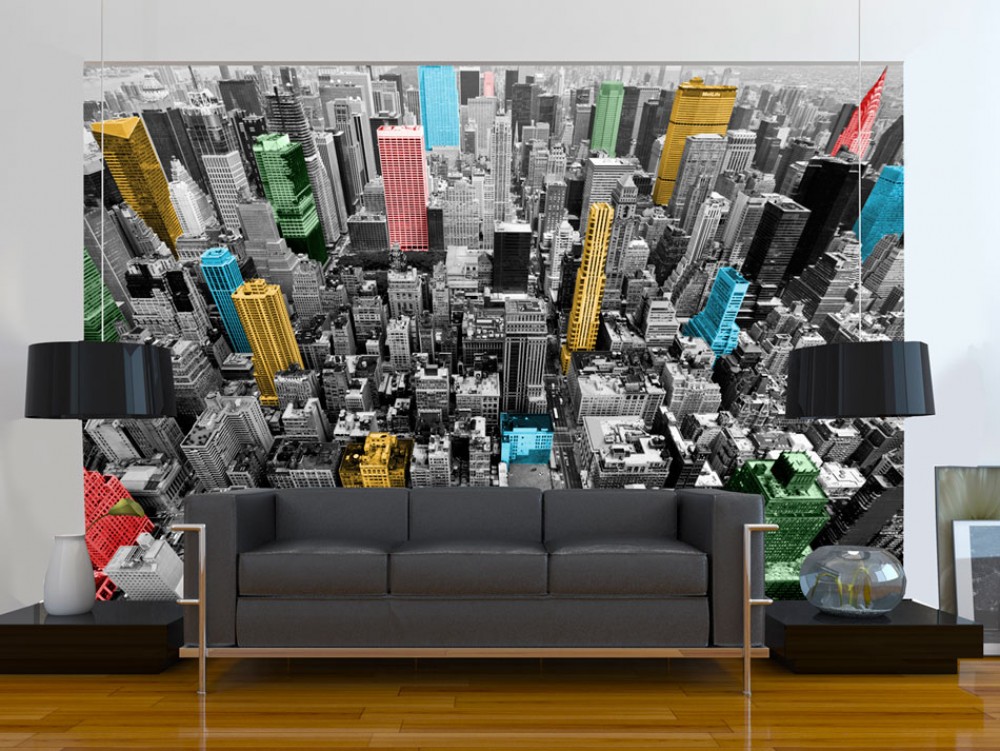 fototapete new york kaleidoskop