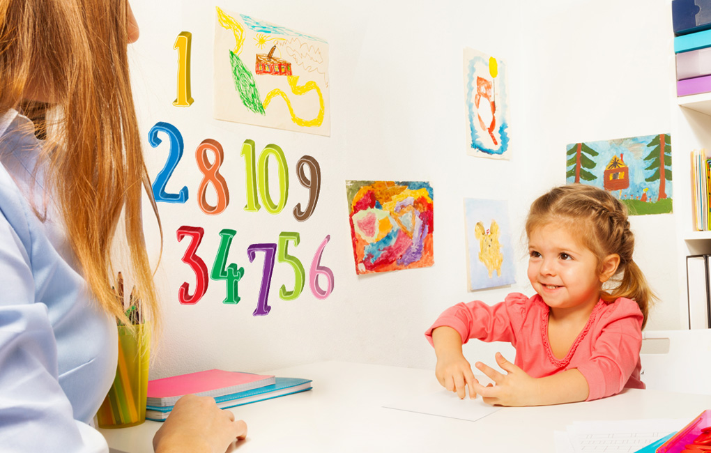 Wandtattoos für Kinder Zahlen