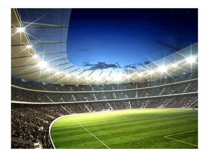 Fototapete Stadion Fußballplatz Fußball Spiel