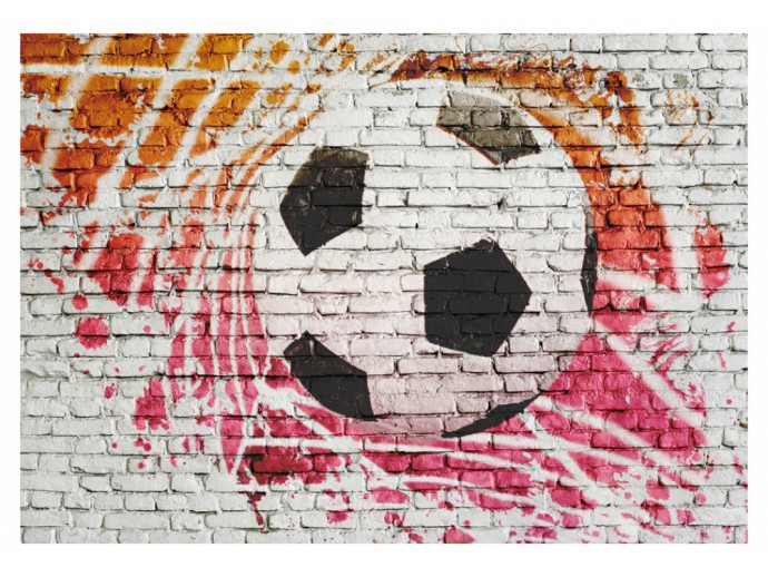 Fußball Street Art Mural Farbe