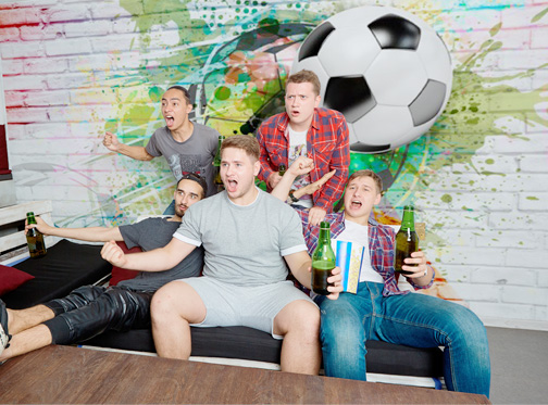 Fußball-Kinderzimmer Einrichtung Dekorationen Ideen
