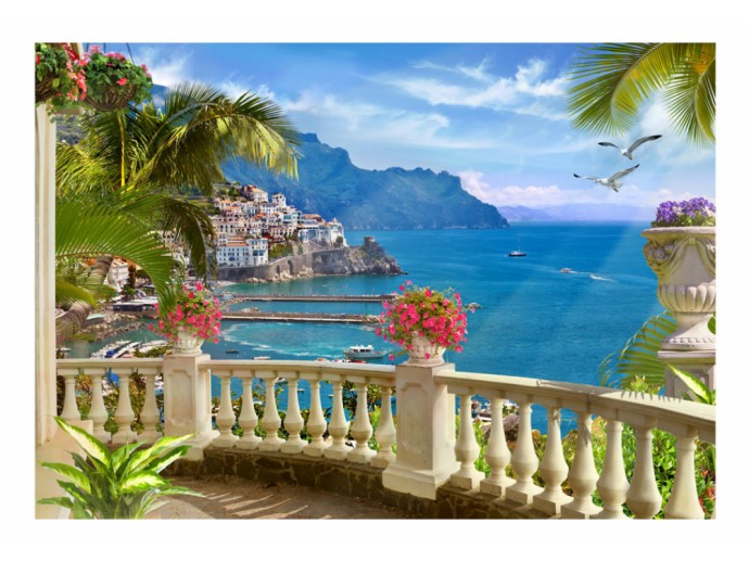 Fototapeta Meer Sommer Ferien Mittelmeerlandschaft