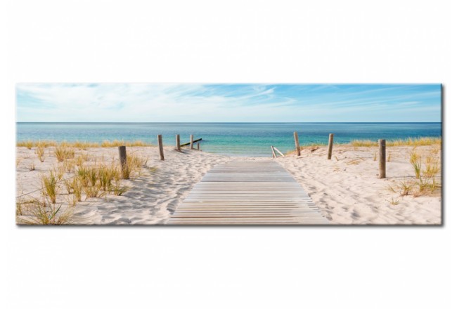Acrylglasbild Sommer Ferien Meer Strand
