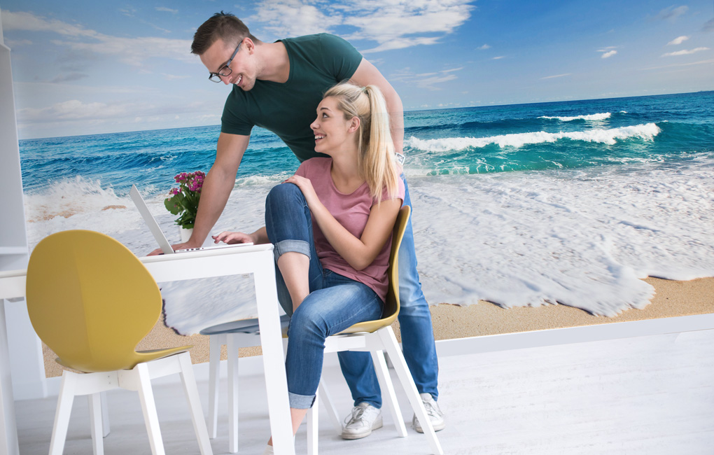 Fototapete Meer Wellen