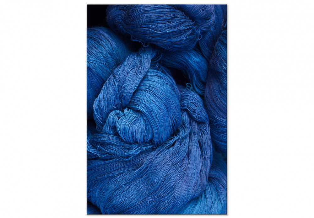 Blue Worsted (1 Part) Vertical