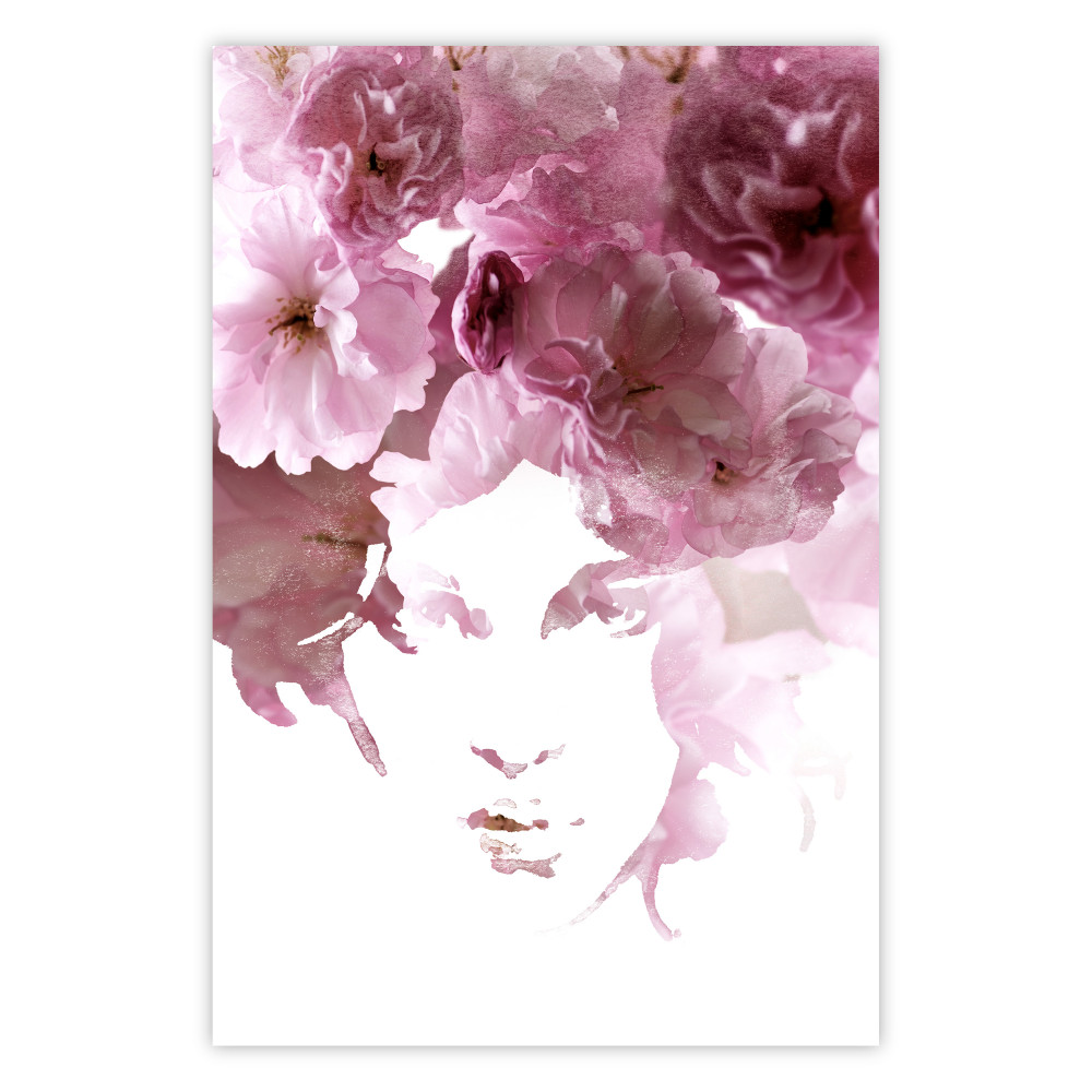 Poster Rosa Blumen