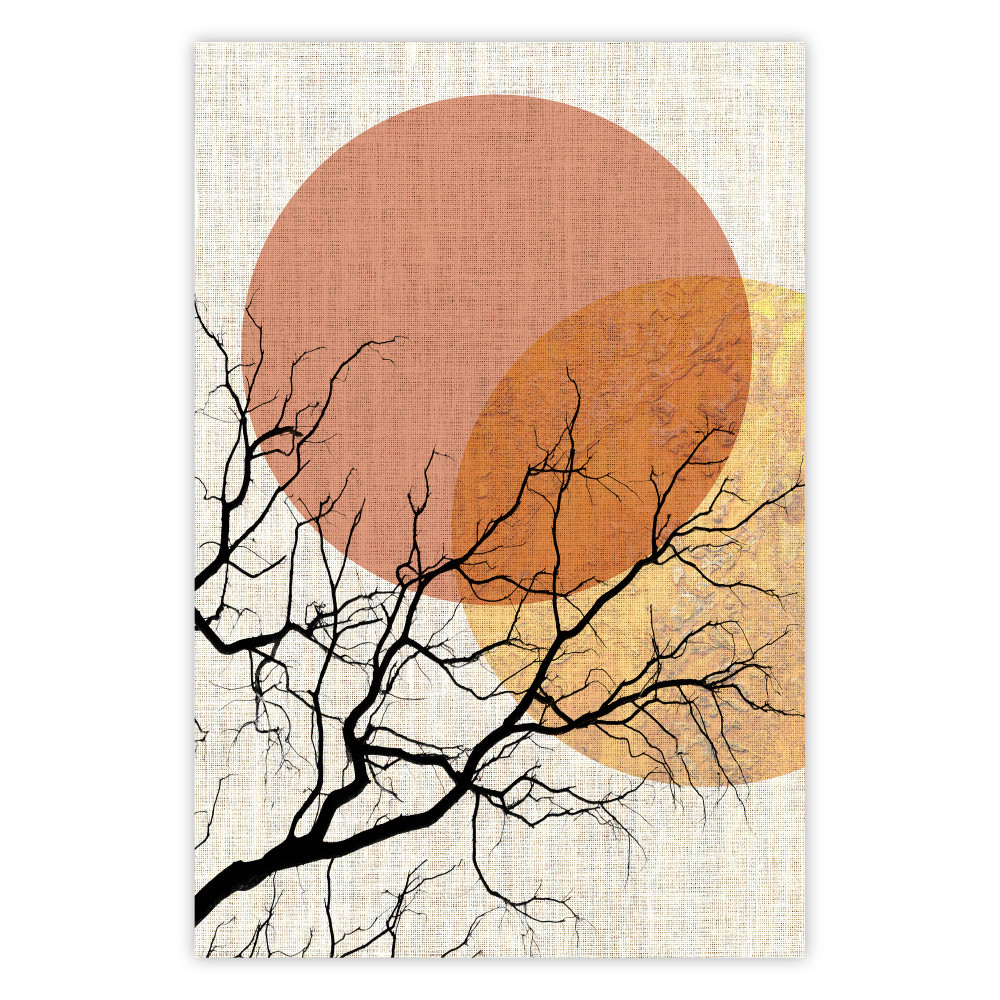 Poster goldener Mond