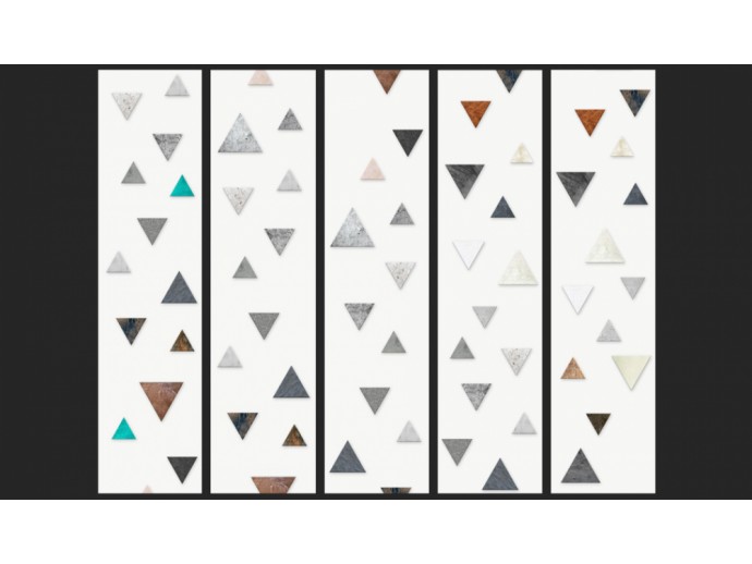 Tapete geometrisch Dreiecke
