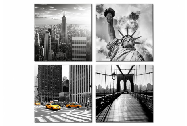 mehrteiliges Bild Stadt New York