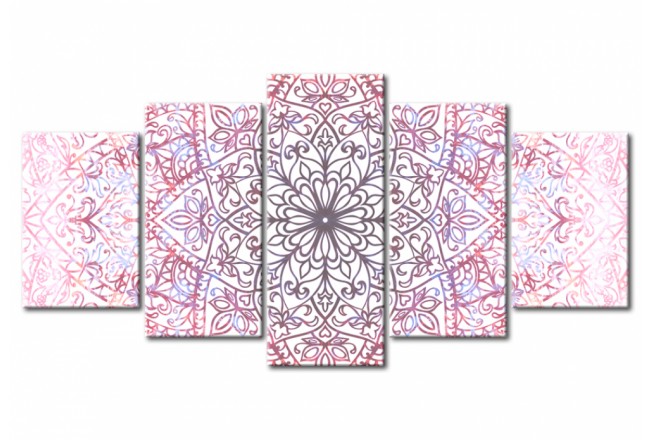 Acrylglasbild Ornament bunt Mandala