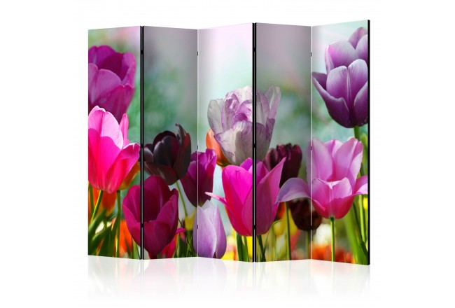Paravent Blumen Tulpen