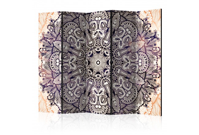 Paravent bunt Ornamenten Mandala