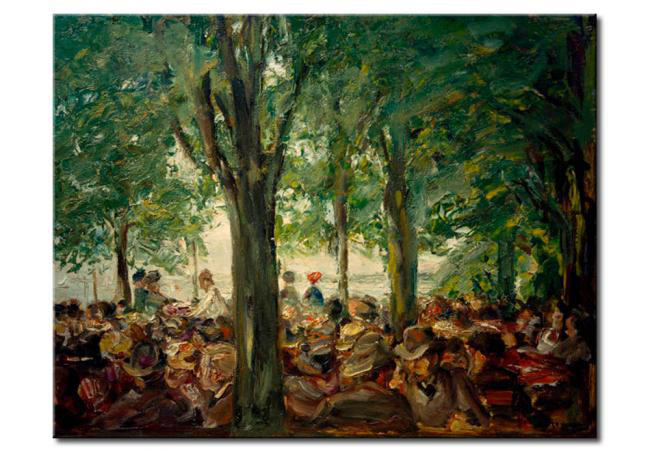  Wandbild Libermann Gartenlokal