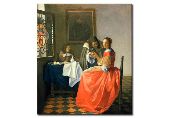 Vermeer das Mädchen mit dem Weinglas