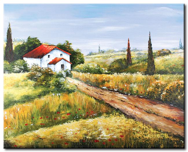 Wandbild Weg