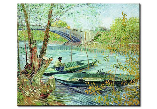 Wandbild van gogh Frühling