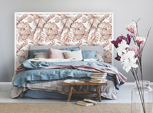 Gestaltung der Wand hinter dem Bett
