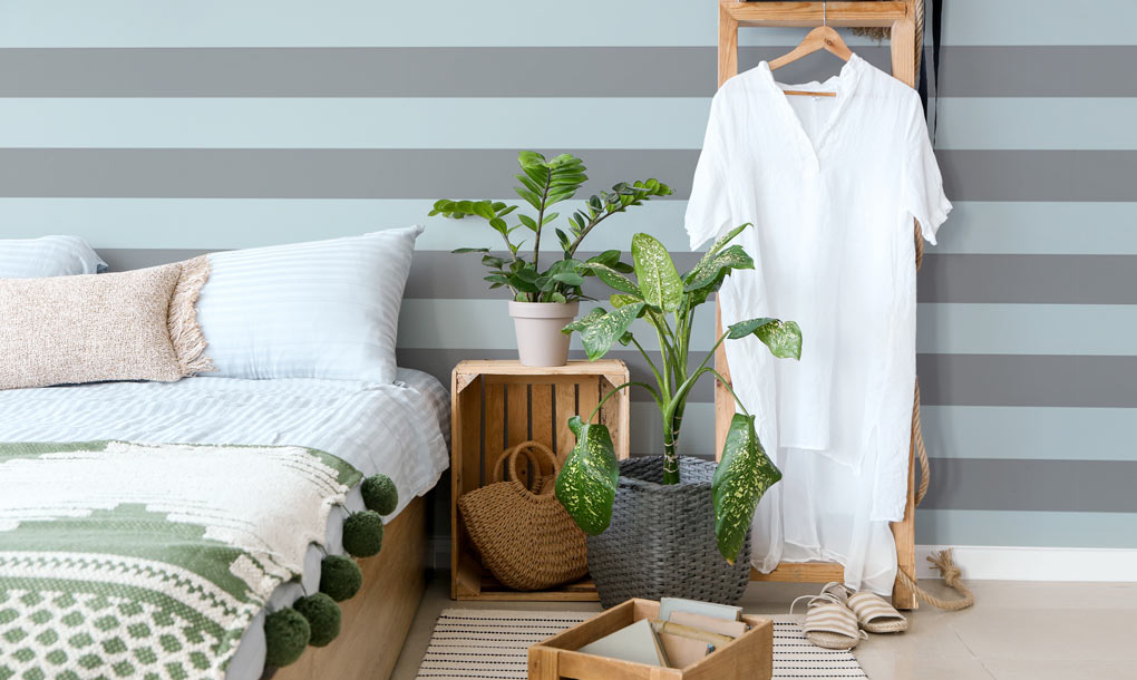 Tapete für kleines Schlafzimmer